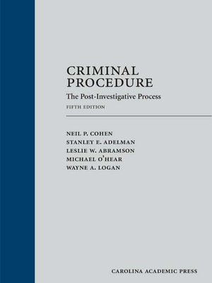 cover image of Criminal Procedure